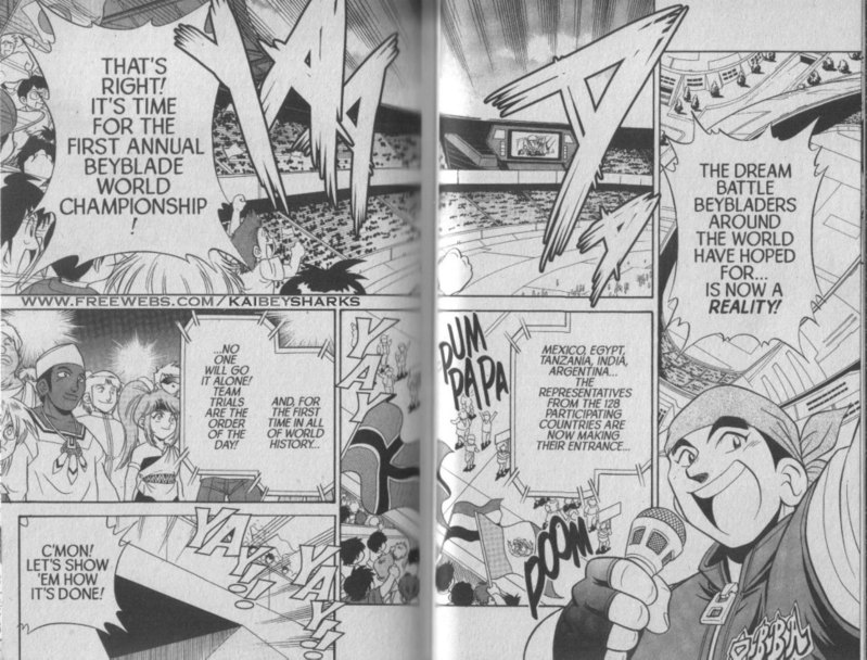Bakuden Shoot Beyblade Chapter 5.1 page 5 - Vol.5 Chapter 1