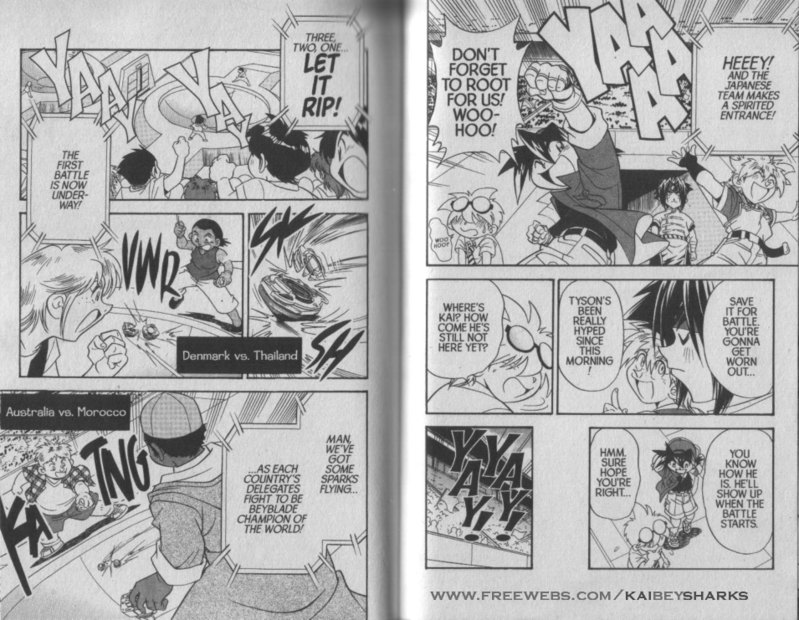 Bakuden Shoot Beyblade Chapter 5.1 page 6 - Vol.5 Chapter 1