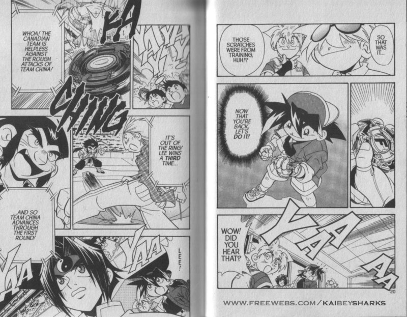 Bakuden Shoot Beyblade Chapter 5.1 page 9 - Vol.5 Chapter 1