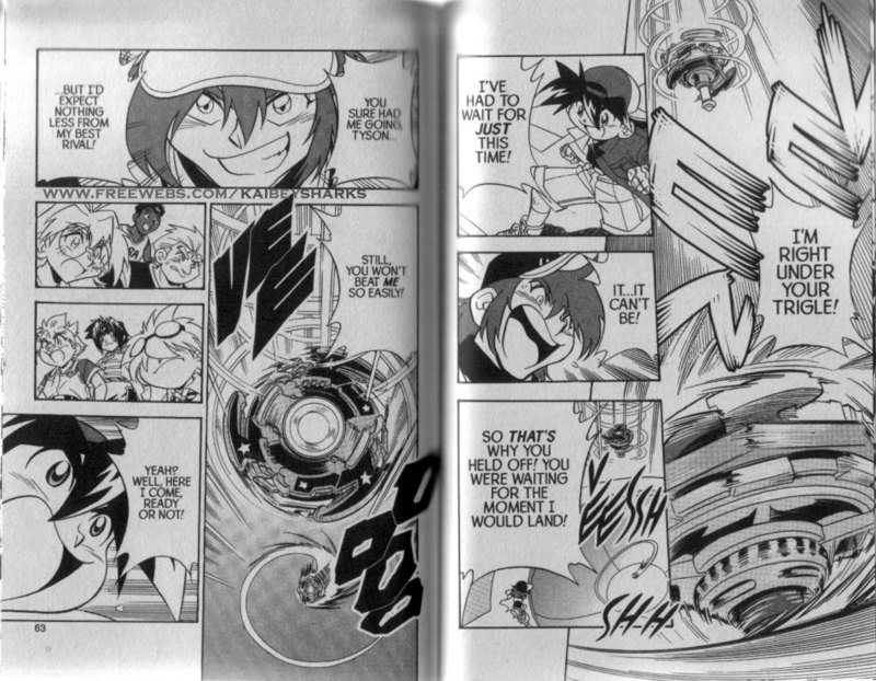 Bakuden Shoot Beyblade Chapter 5.2 page 13 - Vol.5 Chapter 2