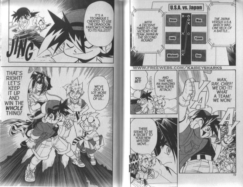 Bakuden Shoot Beyblade Chapter 5.2 page 18 - Vol.5 Chapter 2