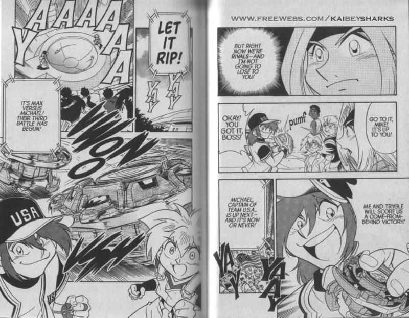Bakuden Shoot Beyblade Chapter 5.2 page 3 - Vol.5 Chapter 2