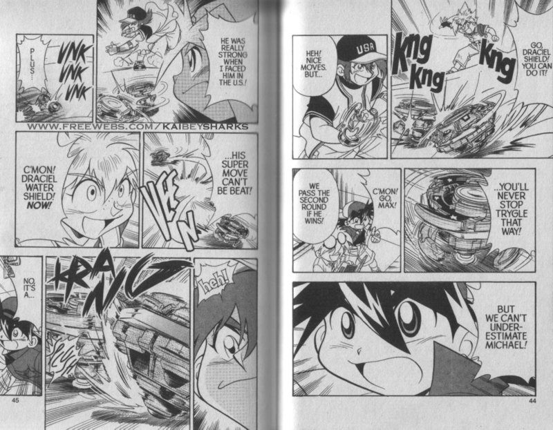 Bakuden Shoot Beyblade Chapter 5.2 page 4 - Vol.5 Chapter 2