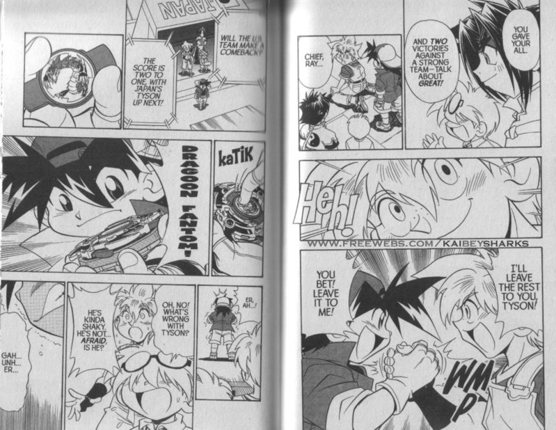 Bakuden Shoot Beyblade Chapter 5.2 page 6 - Vol.5 Chapter 2