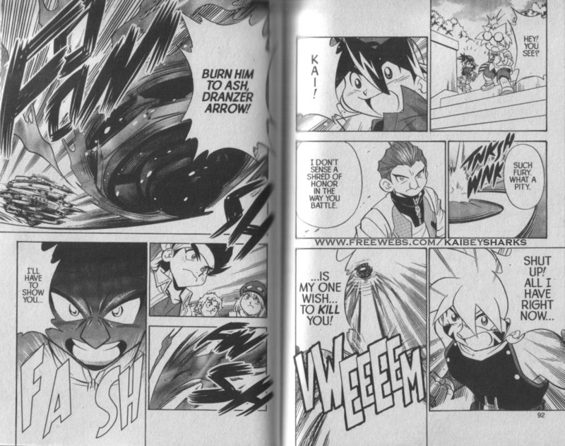 Bakuden Shoot Beyblade Chapter 5.3 page 10 - Vol.5 Chapter 3