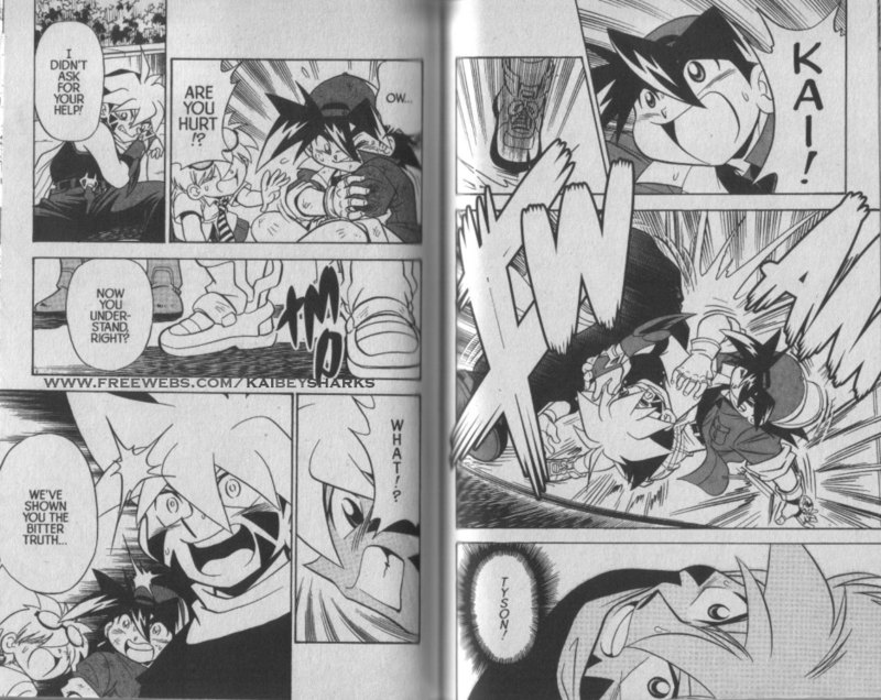 Bakuden Shoot Beyblade Chapter 5.3 page 13 - Vol.5 Chapter 3