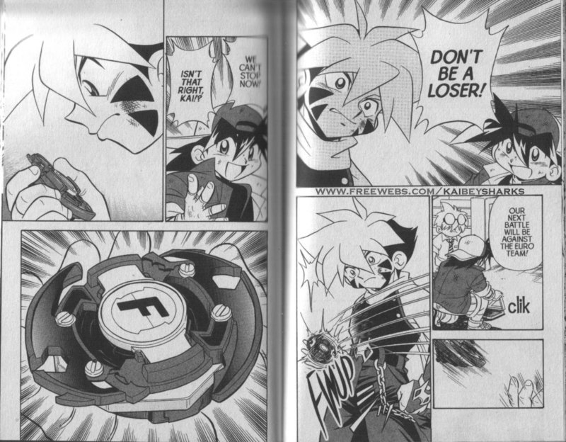 Bakuden Shoot Beyblade Chapter 5.3 page 16 - Vol.5 Chapter 3
