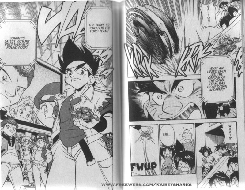 Bakuden Shoot Beyblade Chapter 5.3 page 2 - Vol.5 Chapter 3