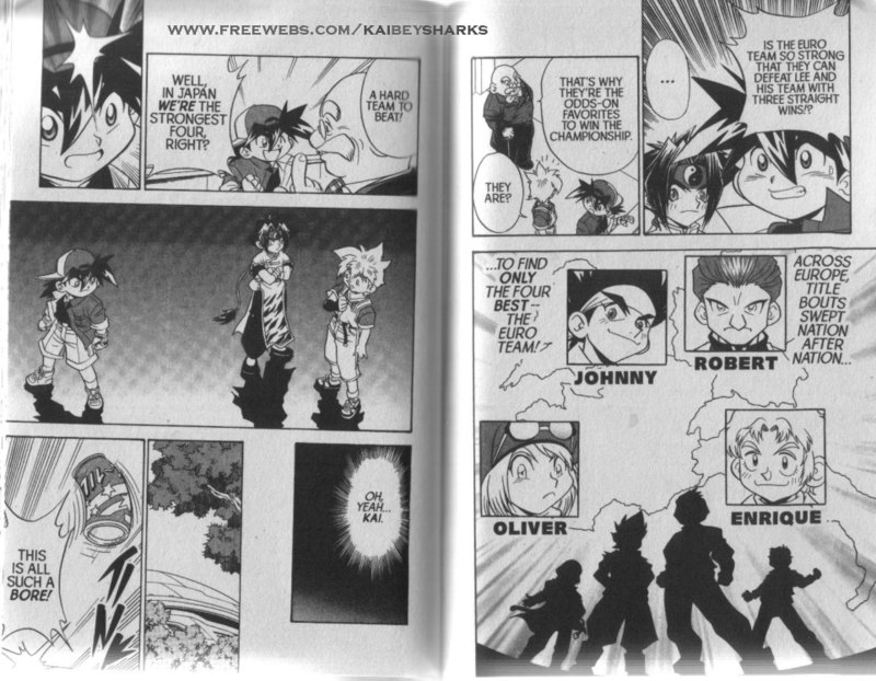 Bakuden Shoot Beyblade Chapter 5.3 page 3 - Vol.5 Chapter 3