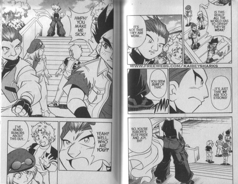 Bakuden Shoot Beyblade Chapter 5.3 page 4 - Vol.5 Chapter 3