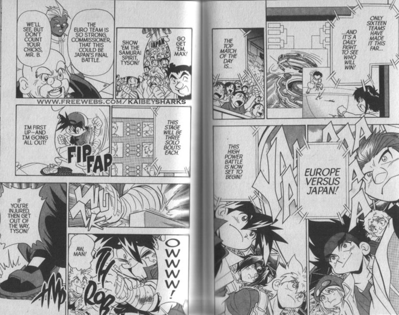 Bakuden Shoot Beyblade Chapter 5.4 page 10 - Vol.5 Chapter 4