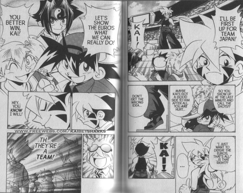 Bakuden Shoot Beyblade Chapter 5.4 page 11 - Vol.5 Chapter 4