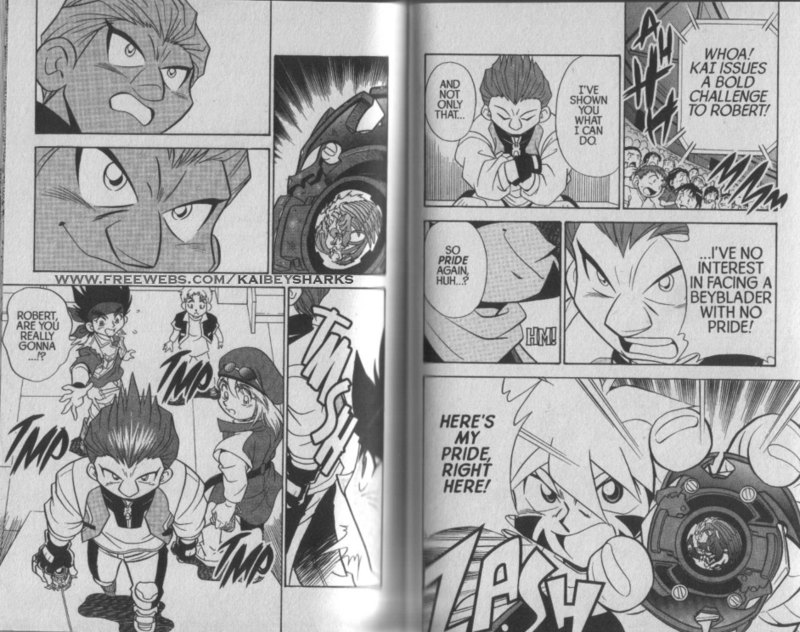 Bakuden Shoot Beyblade Chapter 5.4 page 13 - Vol.5 Chapter 4