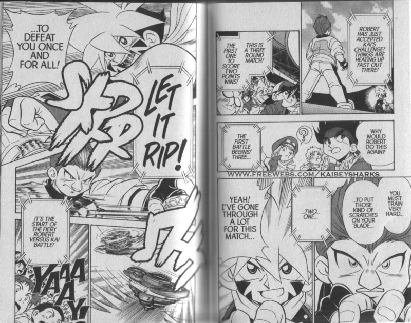 Bakuden Shoot Beyblade Chapter 5.4 page 14 - Vol.5 Chapter 4