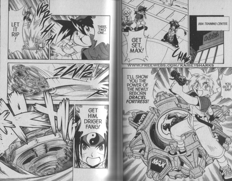 Bakuden Shoot Beyblade Chapter 5.4 page 3 - Vol.5 Chapter 4