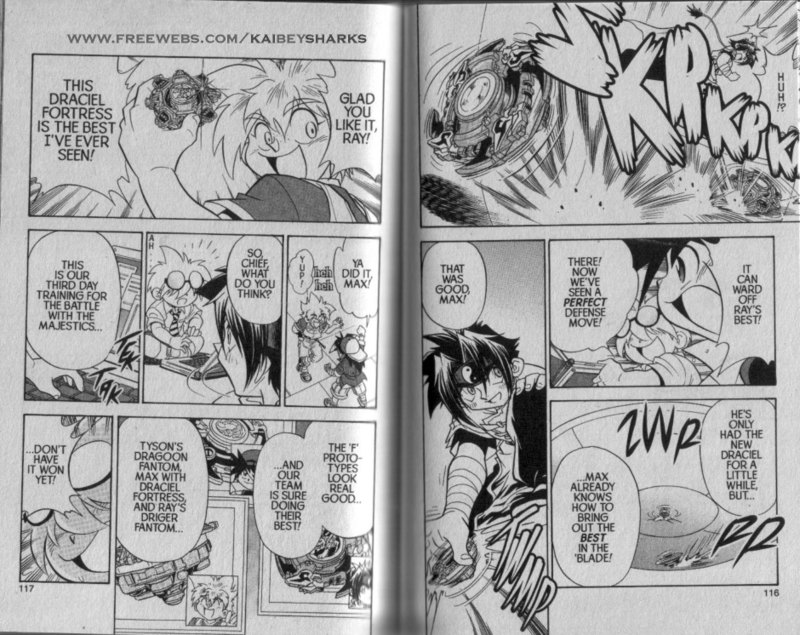 Bakuden Shoot Beyblade Chapter 5.4 page 6 - Vol.5 Chapter 4