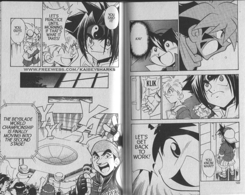 Bakuden Shoot Beyblade Chapter 5.4 page 9 - Vol.5 Chapter 4