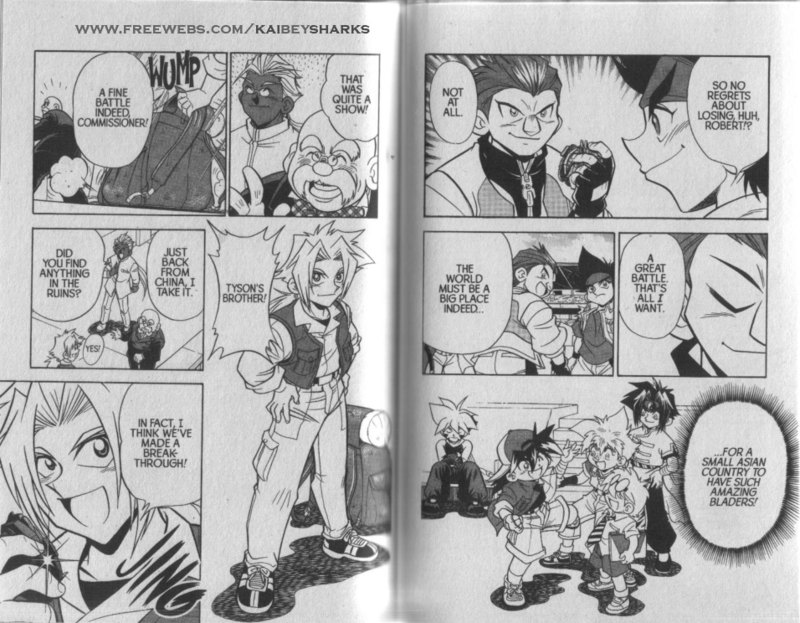 Bakuden Shoot Beyblade Chapter 5.5 page 13 - Vol.5 Chapter 5