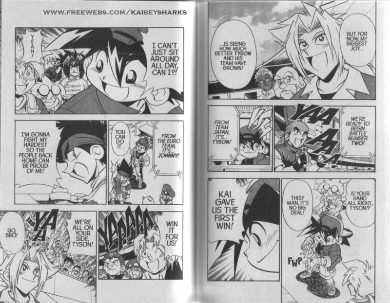 Bakuden Shoot Beyblade Chapter 5.5 page 14 - Vol.5 Chapter 5