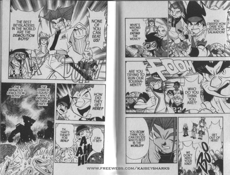 Bakuden Shoot Beyblade Chapter 5.5 page 19 - Vol.5 Chapter 5