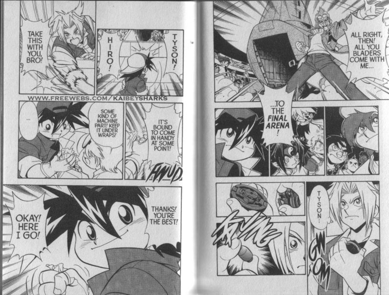 Bakuden Shoot Beyblade Chapter 5.5 page 22 - Vol.5 Chapter 5