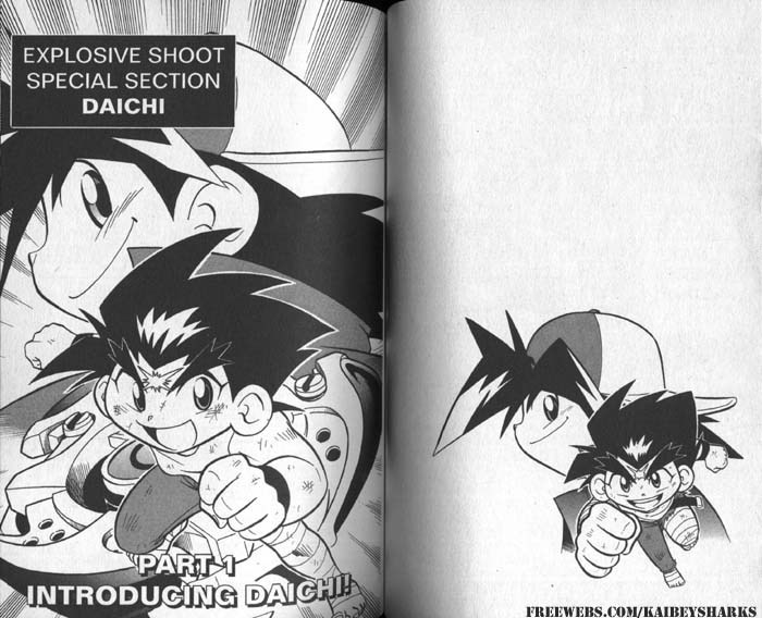Bakuden Shoot Beyblade Chapter 6.1-1 page 1 - Vol.6 Chapter 1.1