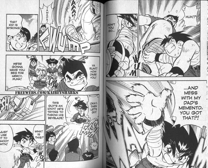 Bakuden Shoot Beyblade Chapter 6.1-1 page 10 - Vol.6 Chapter 1.1