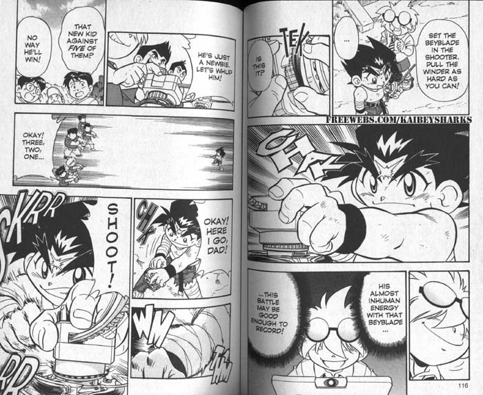 Bakuden Shoot Beyblade Chapter 6.1-1 page 11 - Vol.6 Chapter 1.1
