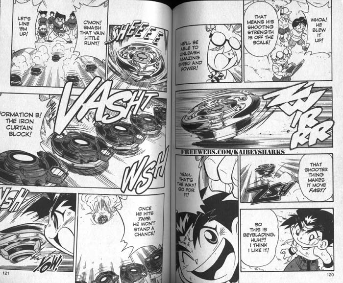 Bakuden Shoot Beyblade Chapter 6.1-1 page 13 - Vol.6 Chapter 1.1