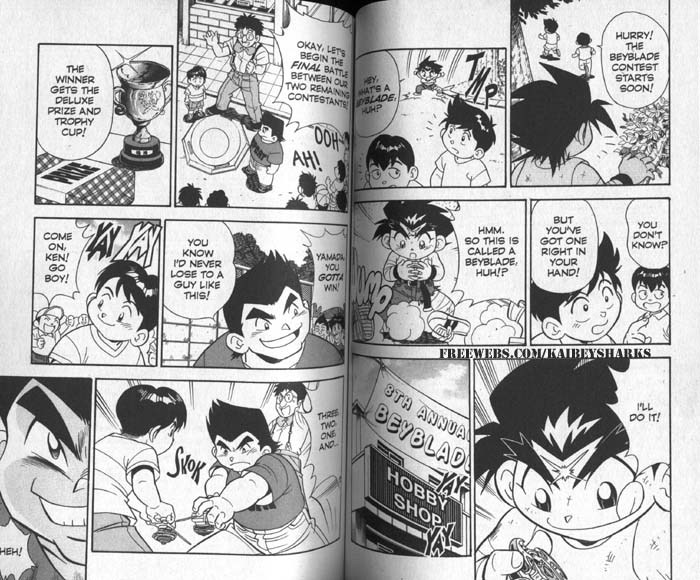 Bakuden Shoot Beyblade Chapter 6.1-1 page 7 - Vol.6 Chapter 1.1