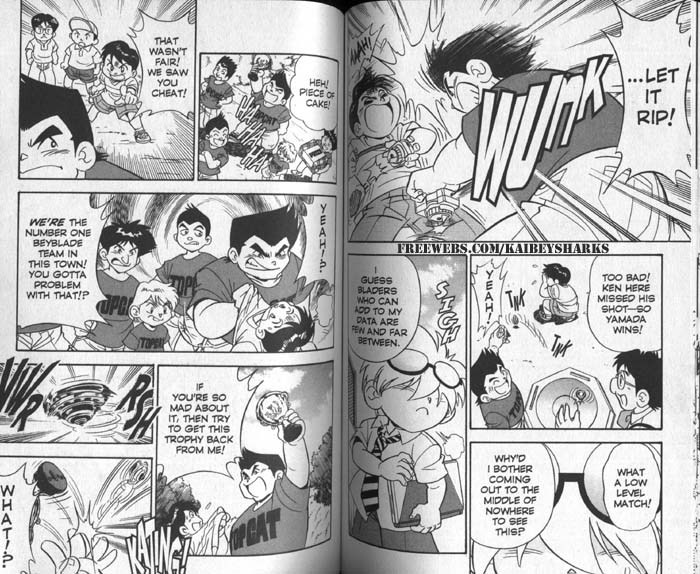 Bakuden Shoot Beyblade Chapter 6.1-1 page 8 - Vol.6 Chapter 1.1