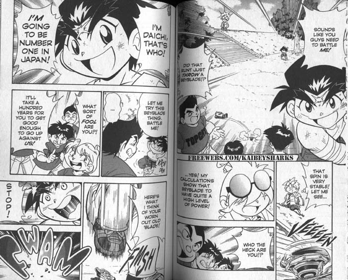 Bakuden Shoot Beyblade Chapter 6.1-1 page 9 - Vol.6 Chapter 1.1