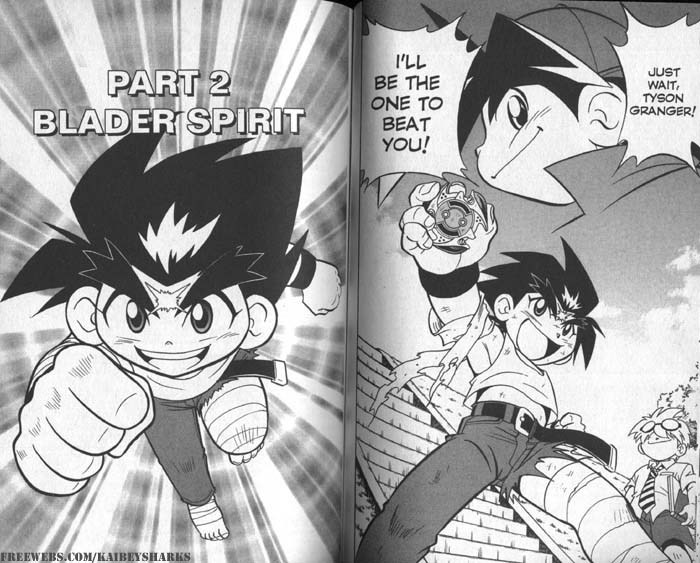 Bakuden Shoot Beyblade Chapter 6.1-2 page 1 - Vol.6 Chapter 1.2