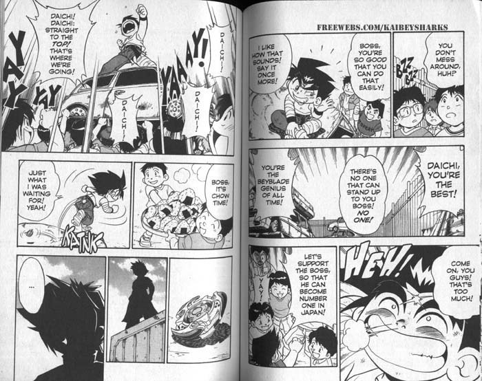 Bakuden Shoot Beyblade Chapter 6.1-2 page 4 - Vol.6 Chapter 1.2