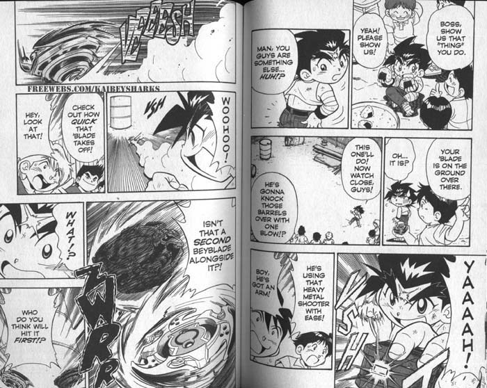 Bakuden Shoot Beyblade Chapter 6.1-2 page 5 - Vol.6 Chapter 1.2