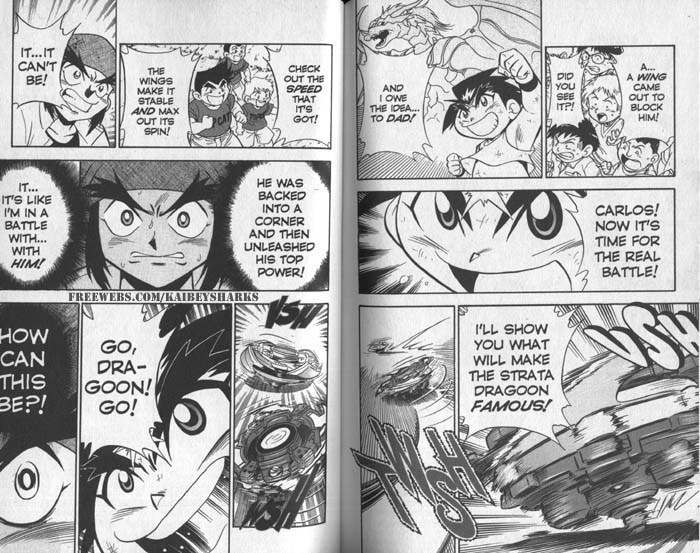 Bakuden Shoot Beyblade Chapter 6.1-3 page 13 - Vol.6 Chapter 1.3