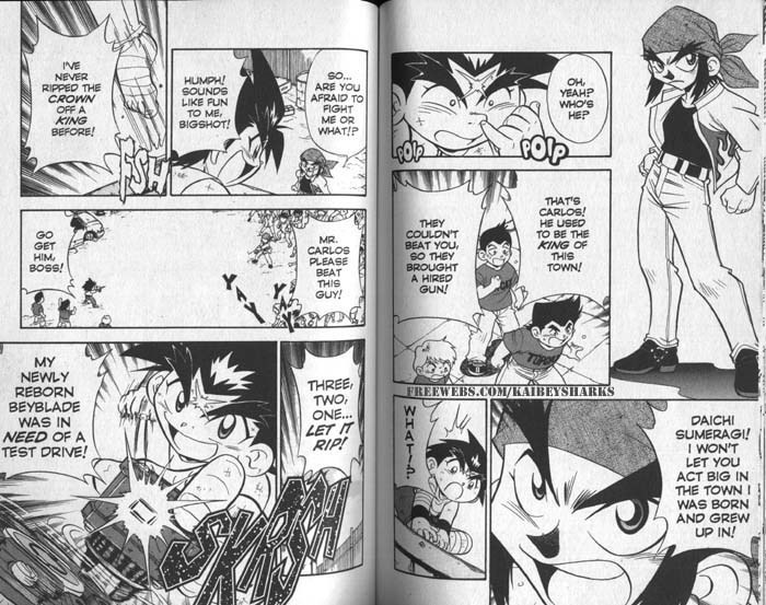Bakuden Shoot Beyblade Chapter 6.1-3 page 3 - Vol.6 Chapter 1.3