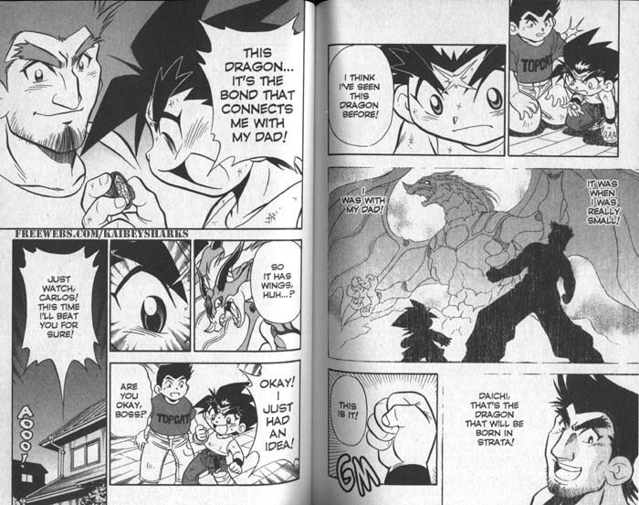 Bakuden Shoot Beyblade Chapter 6.1-3 page 8 - Vol.6 Chapter 1.3