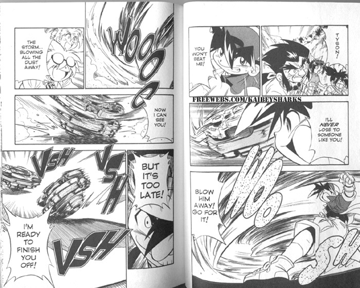 Bakuden Shoot Beyblade Chapter 6.1 page 10 - Vol.6 Chapter 1