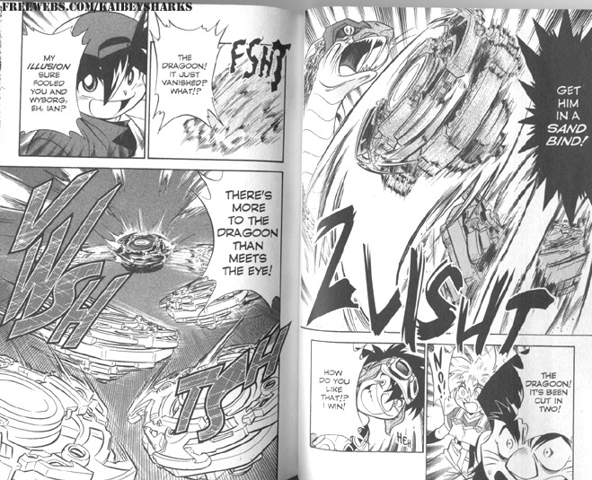 Bakuden Shoot Beyblade Chapter 6.1 page 11 - Vol.6 Chapter 1