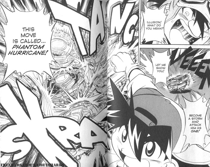 Bakuden Shoot Beyblade Chapter 6.1 page 12 - Vol.6 Chapter 1