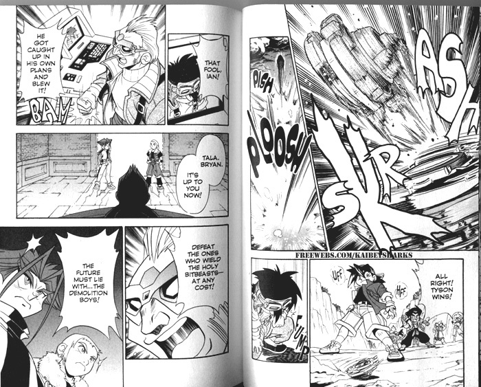Bakuden Shoot Beyblade Chapter 6.1 page 13 - Vol.6 Chapter 1