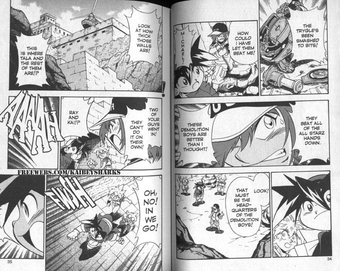 Bakuden Shoot Beyblade Chapter 6.1 page 15 - Vol.6 Chapter 1