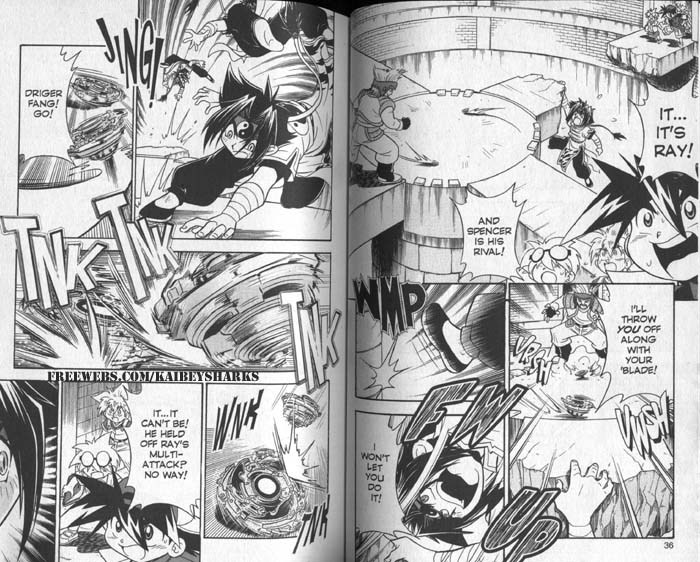 Bakuden Shoot Beyblade Chapter 6.1 page 16 - Vol.6 Chapter 1