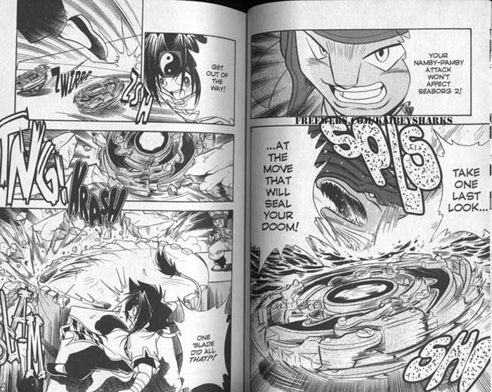 Bakuden Shoot Beyblade Chapter 6.1 page 17 - Vol.6 Chapter 1