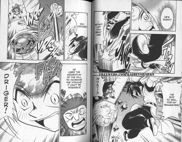 Bakuden Shoot Beyblade Chapter 6.1 page 19 - Vol.6 Chapter 1