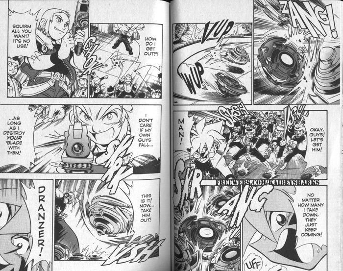 Bakuden Shoot Beyblade Chapter 6.1 page 25 - Vol.6 Chapter 1