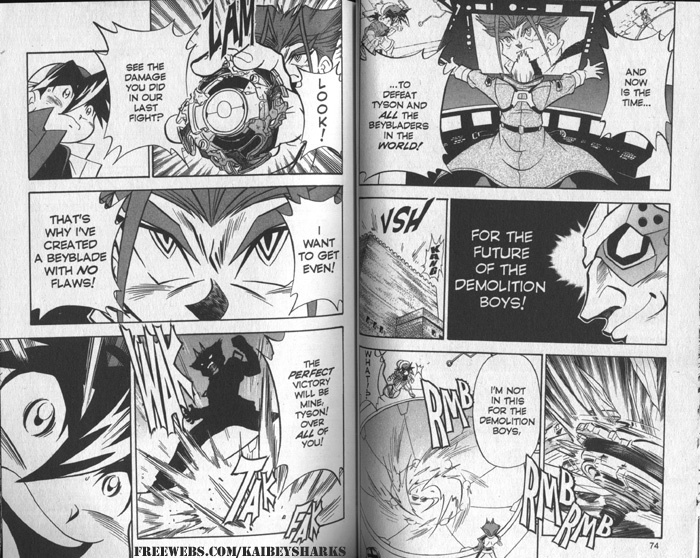 Bakuden Shoot Beyblade Chapter 6.1 page 34 - Vol.6 Chapter 1