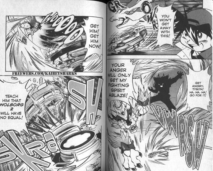 Bakuden Shoot Beyblade Chapter 6.1 page 36 - Vol.6 Chapter 1