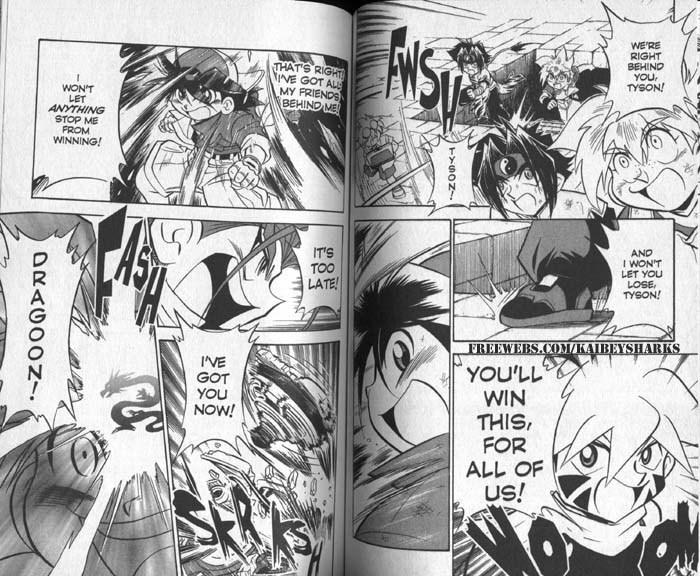 Bakuden Shoot Beyblade Chapter 6.1 page 38 - Vol.6 Chapter 1